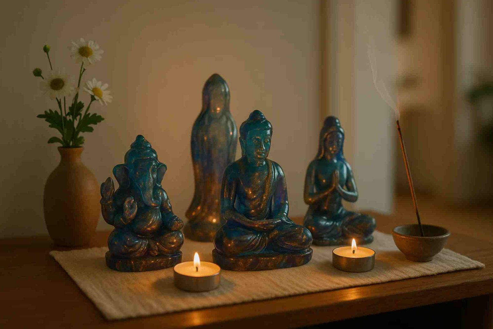 Create a Sacred Home Space with a Buddha Altar Shelf
