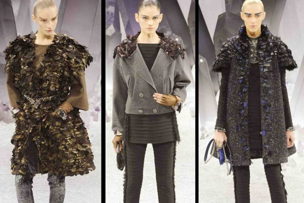 Fusion of Style: Art Noir Turkey Feather Fashion