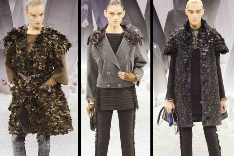 Fusion of Style: Art Noir Turkey Feather Fashion