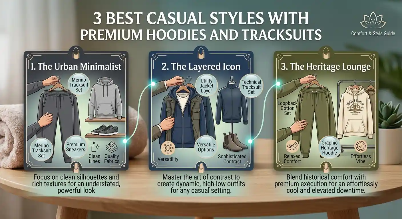 Casual Styles with Premium Hoodies and Tracksuits